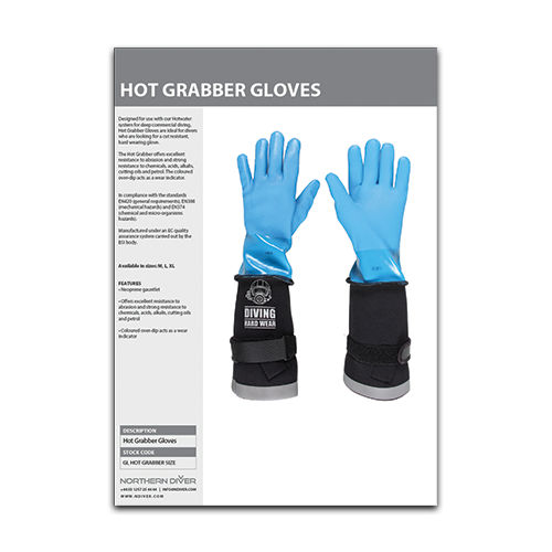 Hot Grabber Gloves Datasheet